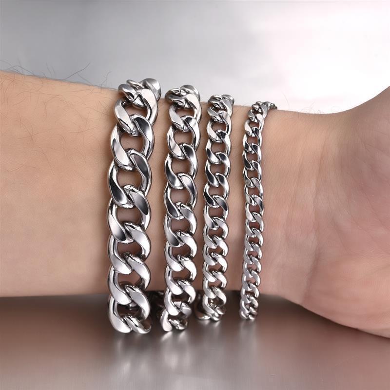 Stainless Steel Bracelet Hip Hop Men And Women Simple